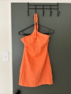 Orange Cocktail Dress